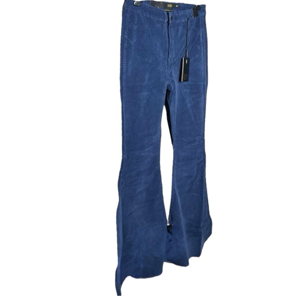 Lucky & Blessed Navy Carson Corduroy Flares NWT - Picture 7 of 11